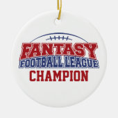 Fantasy Football League Champion Keramikornament (Vorne)