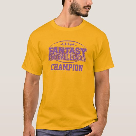 Fantasy Football League Champion T-Shirt (Vorderseite)