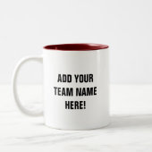 Fantasy Football League Zweifarbige Tasse (Links)