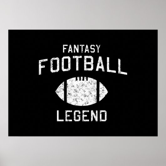 Fantasy Football Legende Poster (Vorne)