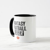 Fantasy Football Loser Fantasy Football Geschenk Tasse (Vorderseite Links)