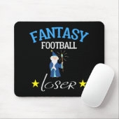 Fantasy Football Loser Fantasy Football T-Shirt Mousepad (Mit Mouse)