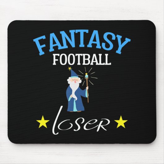 Fantasy Football Loser Fantasy Football T-Shirt Mousepad (Vorne)