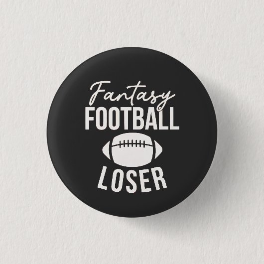 Fantasy Football Loser Football Fantasy Fantasy Fa Button (Vorderseite)