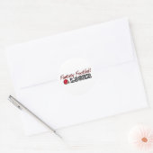 Fantasy Football Loser Runder Aufkleber (Umschlag)