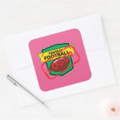 Fantasy Football Loser Strafe Quadratischer Aufkleber (Umschlag)