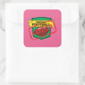 Fantasy Football Loser Strafe Quadratischer Aufkleber (Tasche)