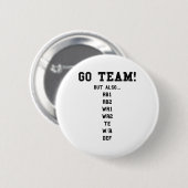 Fantasy Football Lustig - Los geht's Team  Button (Vorne & Hinten)