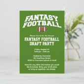 Fantasy Football - Party im Entwurf sofort herunte Einladung (Stehend Vorderseite)