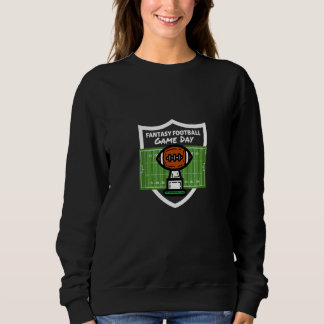 Fantasy-Football-Spieltag FF-Kommissar und Spieler Sweatshirt