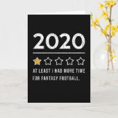 Fantasy Football Sprichwort Funny 2020 Karte (Gelbe Blume)