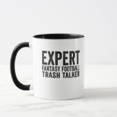 Fantasy Football Trash Talker Funny Geschenk Tasse (Links)