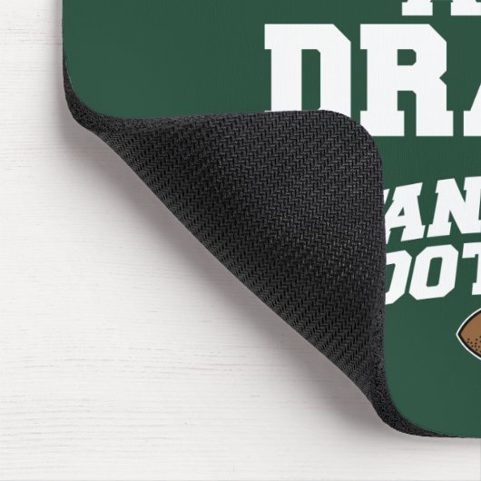 Fantasy Football - Trinken Sie nicht und entwerfen Mousepad (Ecke)