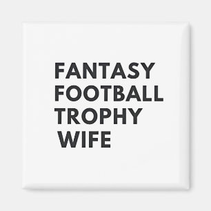 Fantasy Football Trophäe Ehefrau Funny Couples Magnet