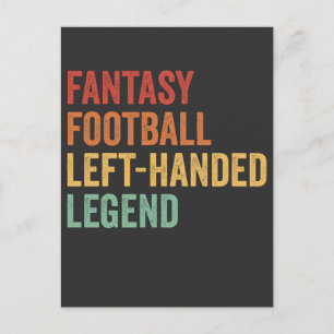 Fantasy Football Verlassen Handgriff Legend Funny Postkarte