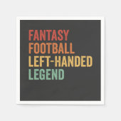 Fantasy Football Verlassen Handgriff Legend Funny Serviette (Vorderseite)