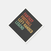 Fantasy Football Verlassen Handgriff Legend Funny Serviette (Ecke)