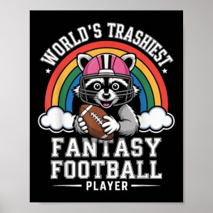 Fantasy-Football-Verlierer-Trophäe Letzter Platz L Poster