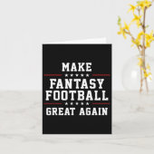 Fantasy Football wieder großartig machen Karte (Gelbe Blume)