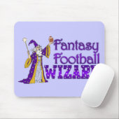 Fantasy Football Wizard Mousepad (Mit Mouse)