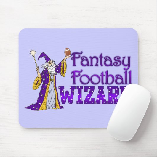 Fantasy Football Wizard Mousepad (Mit Mouse)