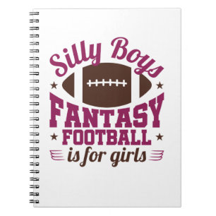 Fantasy Football Women FFL for Girls Notizblock