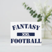 Fantasy Football XXL Postkarte (Stehend Vorderseite)