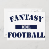Fantasy Football XXL Postkarte (Vorne/Hinten)