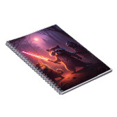 Fantasy Forest Animal Adventure Art Notizblock (Rechte Seite)