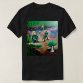 Fantasy forest Ashtar Galactic Command T-Shirt (Design vorne)
