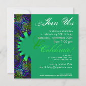 Fantasy Forest Birthday Einladung (Rückseite)