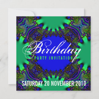 Fantasy Forest Birthday Einladung