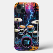 Fantasy Forest Drum Set Case-Mate iPhone Hülle (Rückseite)
