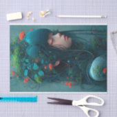Fantasy Forest Girl Seidenpapier (Handwerk)