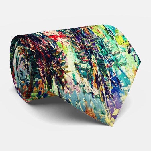 Fantasy Forest Krawatte (Gerollt)