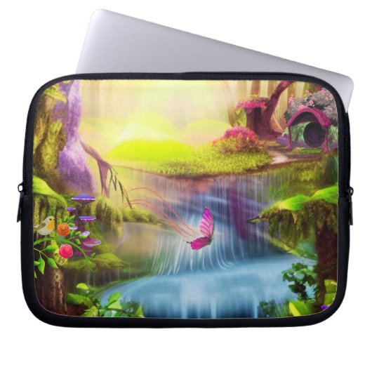 Fantasy Forest Laptopschutzhülle (Vorderseite)