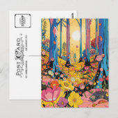 Fantasy Forest Postcard Postkarte (Vorne/Hinten)