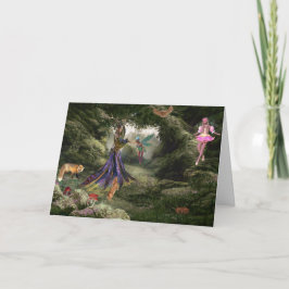 Fantasy Forest von allen uns Geburtstagskarte Dankeskarte