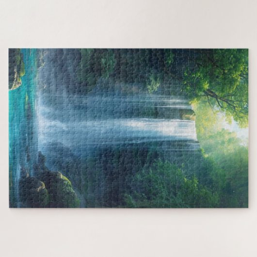 Fantasy Forest Waterfall Jigsaw Puzzle (Horizontal)