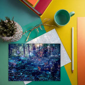 Fantasy Forest Woodland Schmetterlinge Vielen Dank Mitteilungskarte