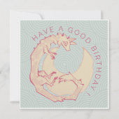 Fantasy fox feiertagskarte (Vorderseite)