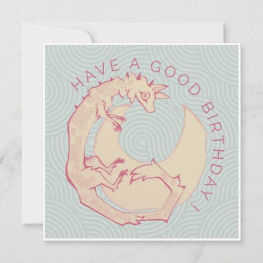 Fantasy fox feiertagskarte (Vorderseite)