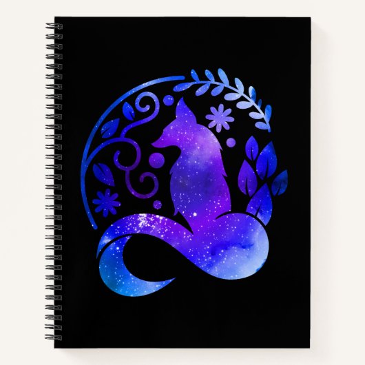 Fantasy Fox Journal-Notebook Notizblock (Vorderseite)