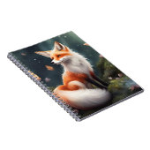 Fantasy Fox Nature Art Notizblock (Rechte Seite)