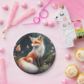 Fantasy Fox Nature Art Pappteller (Party)
