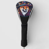 Fantasy Fox - Zauberer Golf Headcover (Vorderseite)