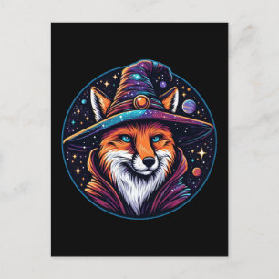 Fantasy Fox - Zauberer Postkarte