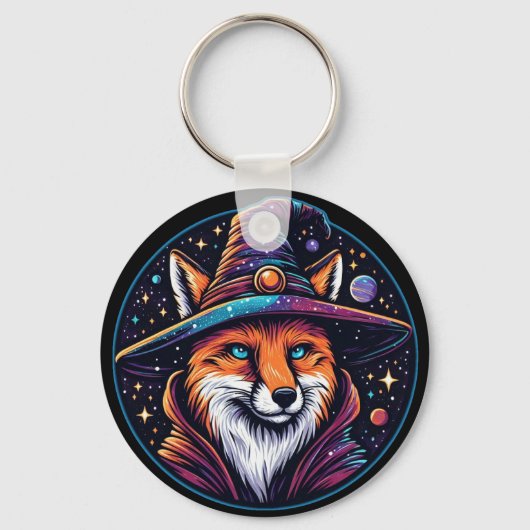 Fantasy Fox - Zauberer Schlüsselanhänger (Vorderseite)