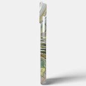 Fantasy Fraktal Blume mit Goldenen Initialen Case-Mate iPhone Hülle (Rückseite / Links)