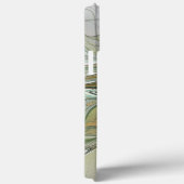 Fantasy Fraktal Blume mit Goldenen Initialen Case-Mate iPhone Hülle (Rückseite / Rechts)